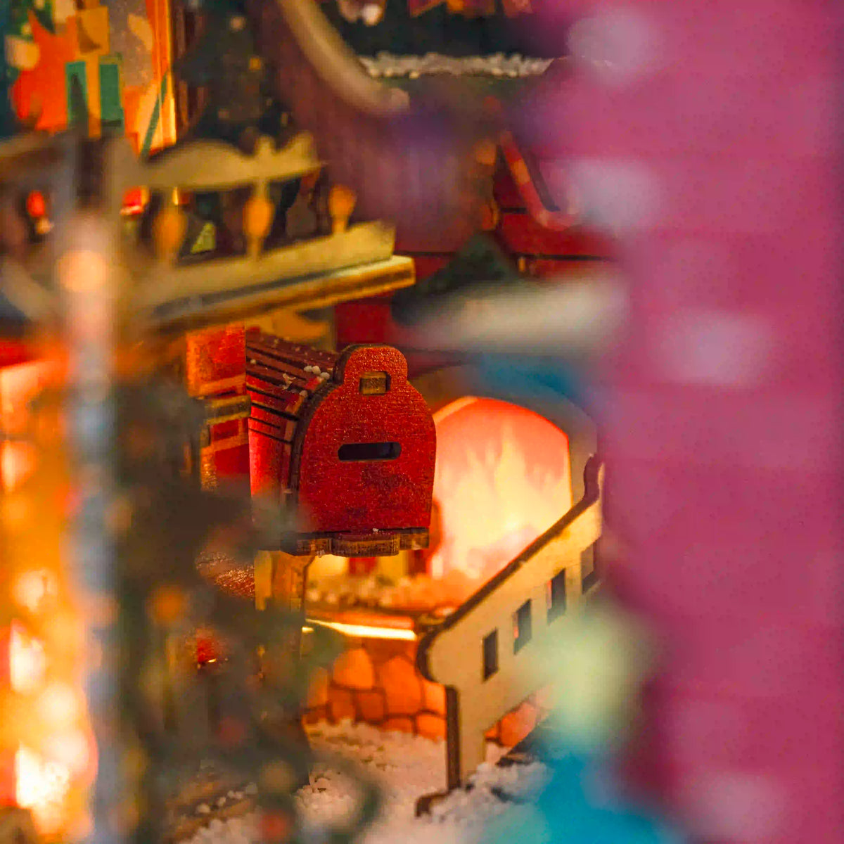 Book Nook Christmas Night DIY kit - BN017